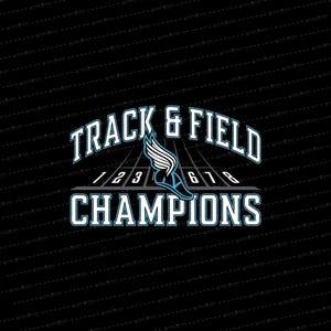 Track and Field Champions SVG // © SmalltownNEcreations 4.19.22