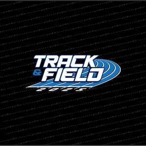 Track and Field 2025 SVG // © SmalltownNEcreations 1.24.24