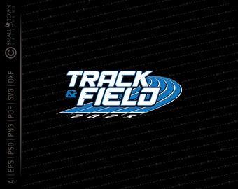 Track and Field 2025 SVG // © SmalltownNEcreations 1.24.24