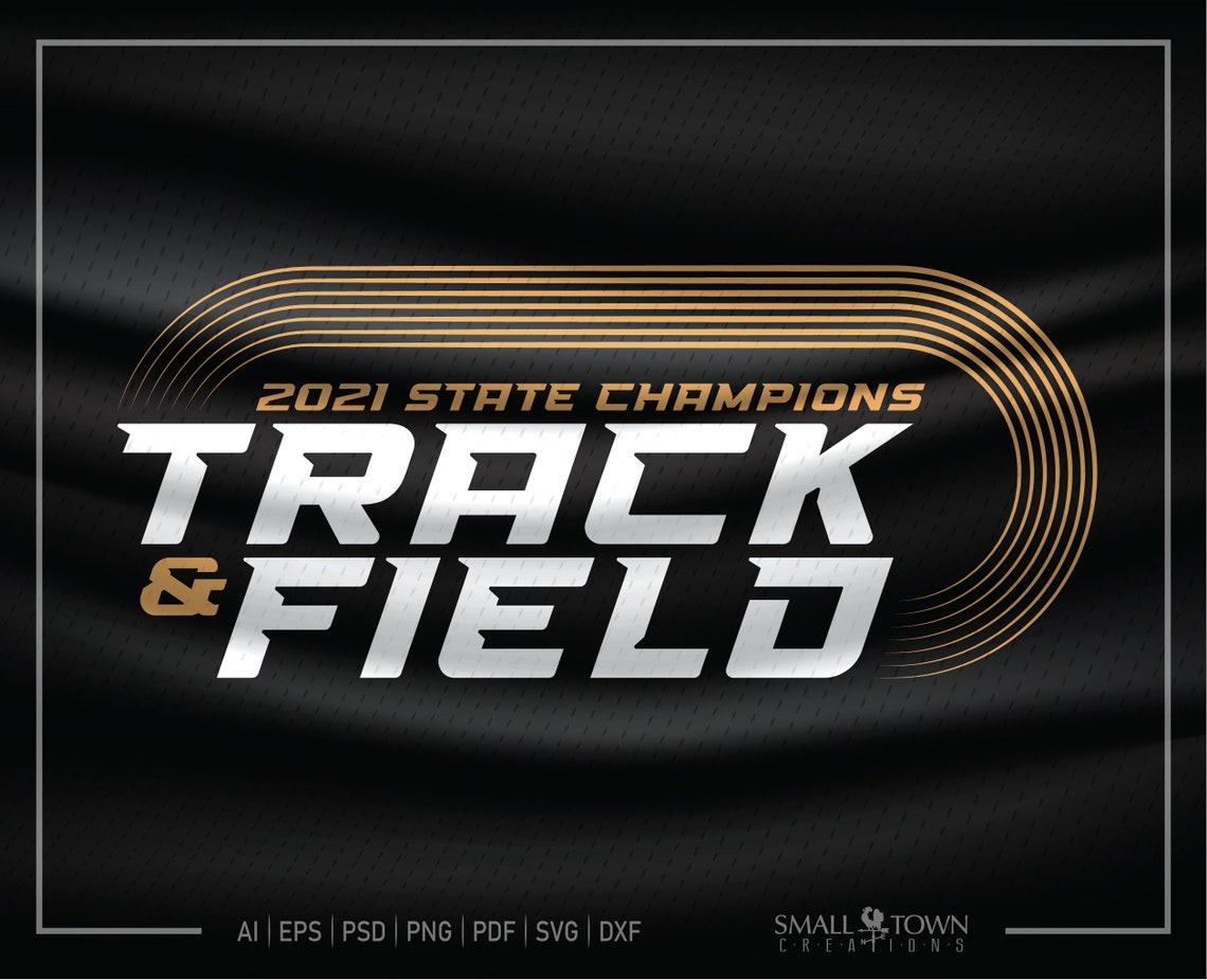 Track and Field Track and Field logo Running logo Track Etsy