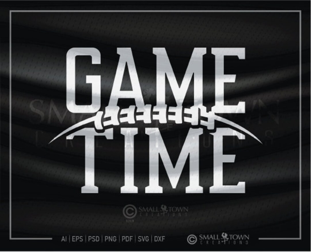 Game Time SVG Game Time Football SVG Football Friday Night Etsy