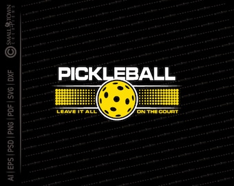 Pickleball SVG // © SmalltownNEcreations 11.2.20