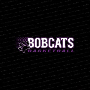 Bobcat Basketball SVG // © SmalltownNEcreations 1.10.24