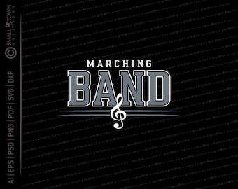 Marching Band SVG // © SmalltownNEcreations 11.16.23