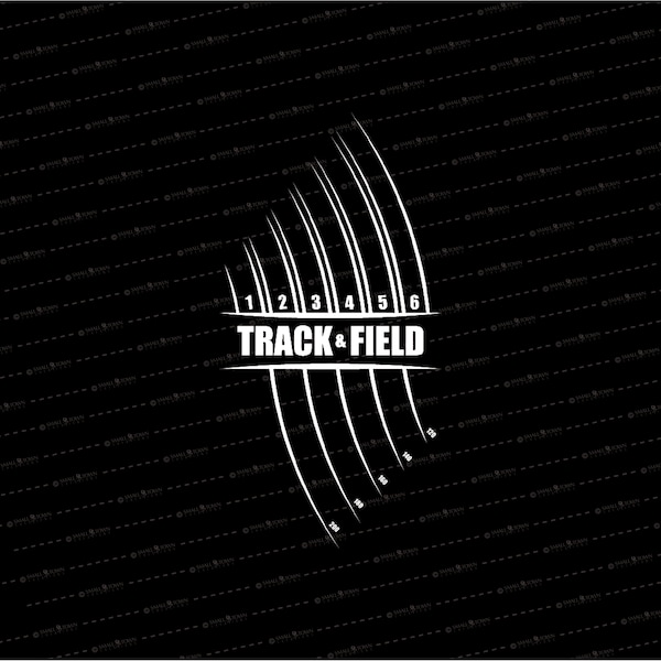 Track and Field SVG // © SmalltownNEcreations 2.15.19
