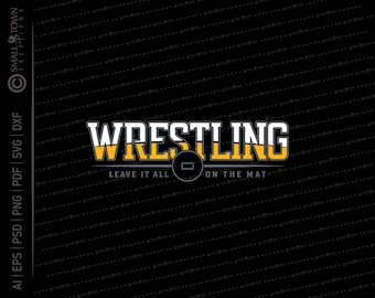 Wrestling SVG // © SmalltownNEcreations 11.12.19