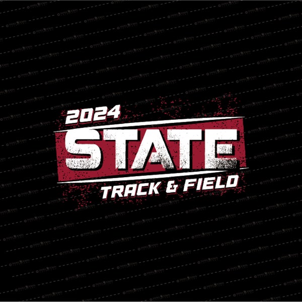Track and Field SVG // State Track & Field // Track Field Team // Track 2024 // © SmalltownNEcreations 5.3.23