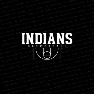 Indian Basketball SVG // © SmalltownNEcreations 1.12.25