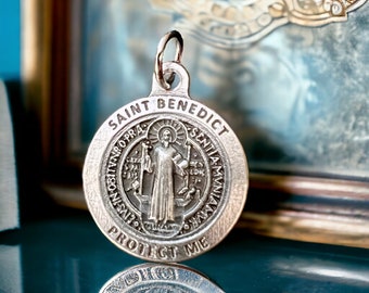 Saint Benedict Religious Medal of Protection, Catholic | Italian Rosary Parts