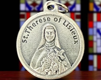 Medaille heilige Theresia van Lisieux: delen Italiaans-katholieke rozenkrans