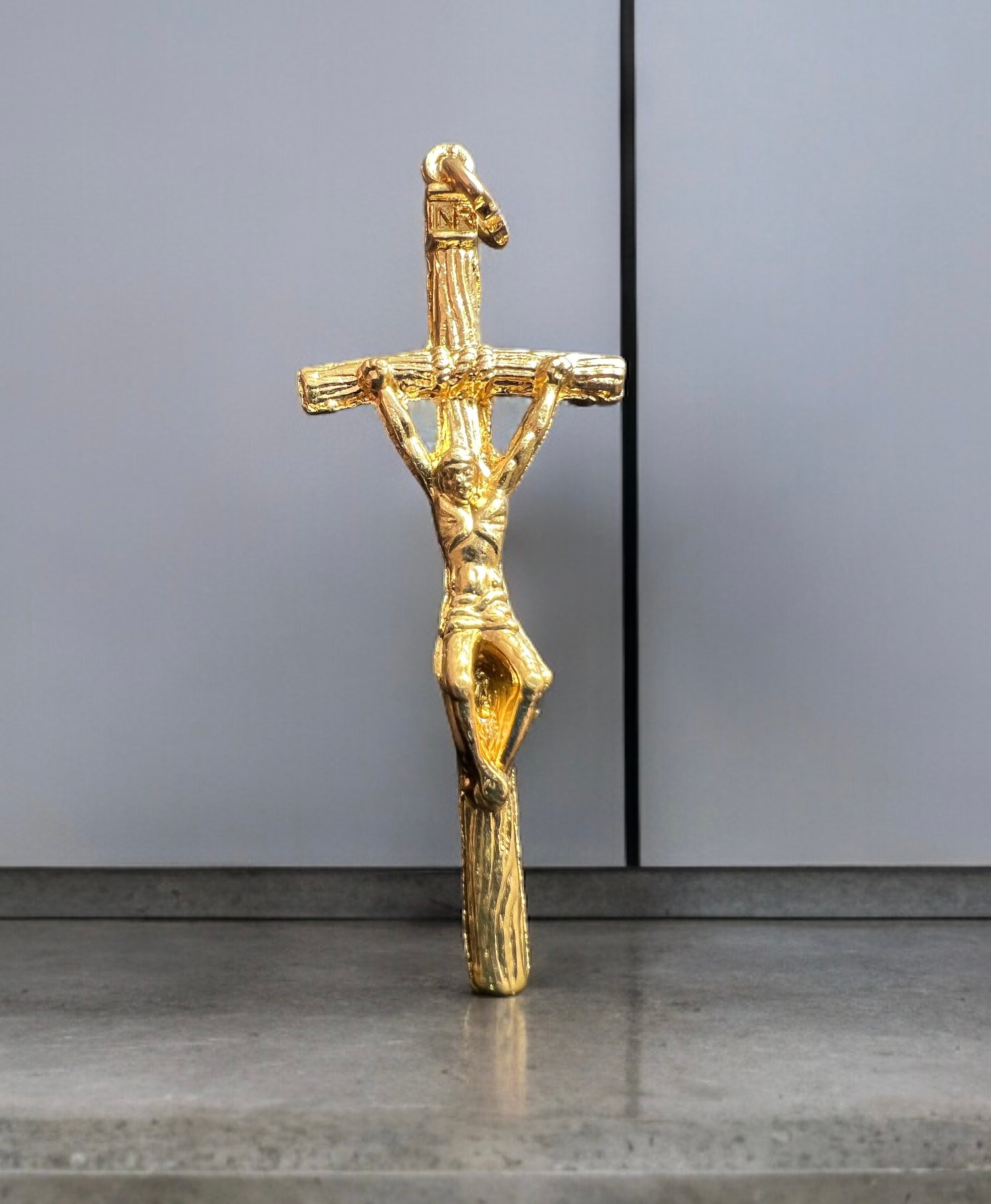 Saint John Paul II Rosary Crucifix | Gold Finish, Italian Made - Etsy