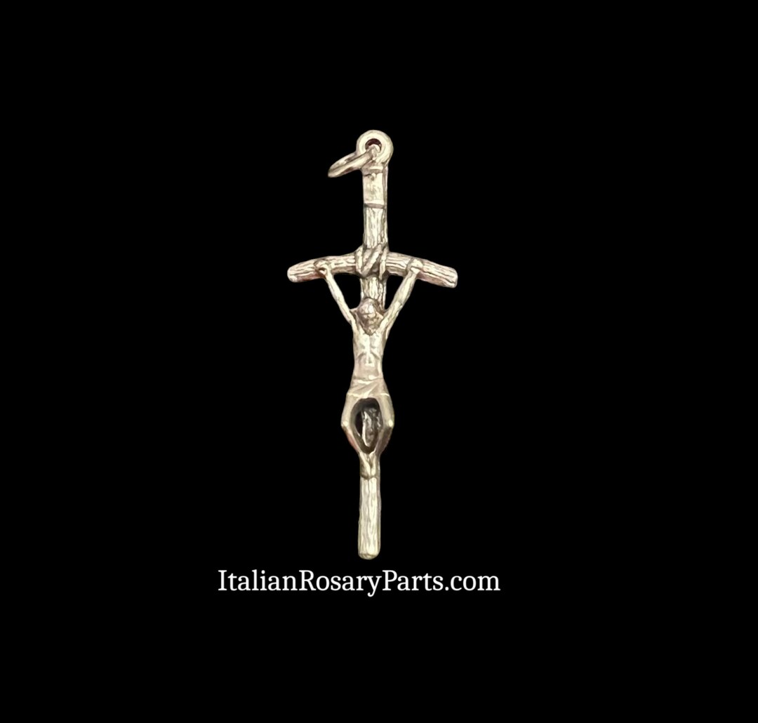 Papal Rosary Crucifix of Pope Saint John Paul II 1-1/2-inches Italian ...