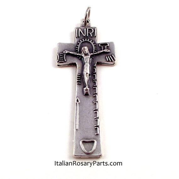 Irish Penal Rosary Crucifix Medal 