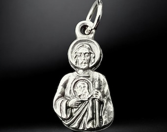 Saint Jude Rosary Bracelet Medal, Catholic Charm