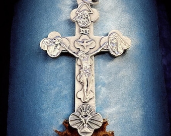 Catholic Rosary Crucifix | Trinity Jubilee | Made In Italy | | Italian Rosary Parts