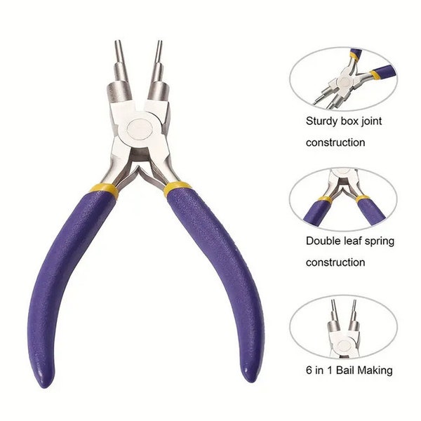 6 In 1 Bail Making Pliers For Rosary Making, Jewelry Making