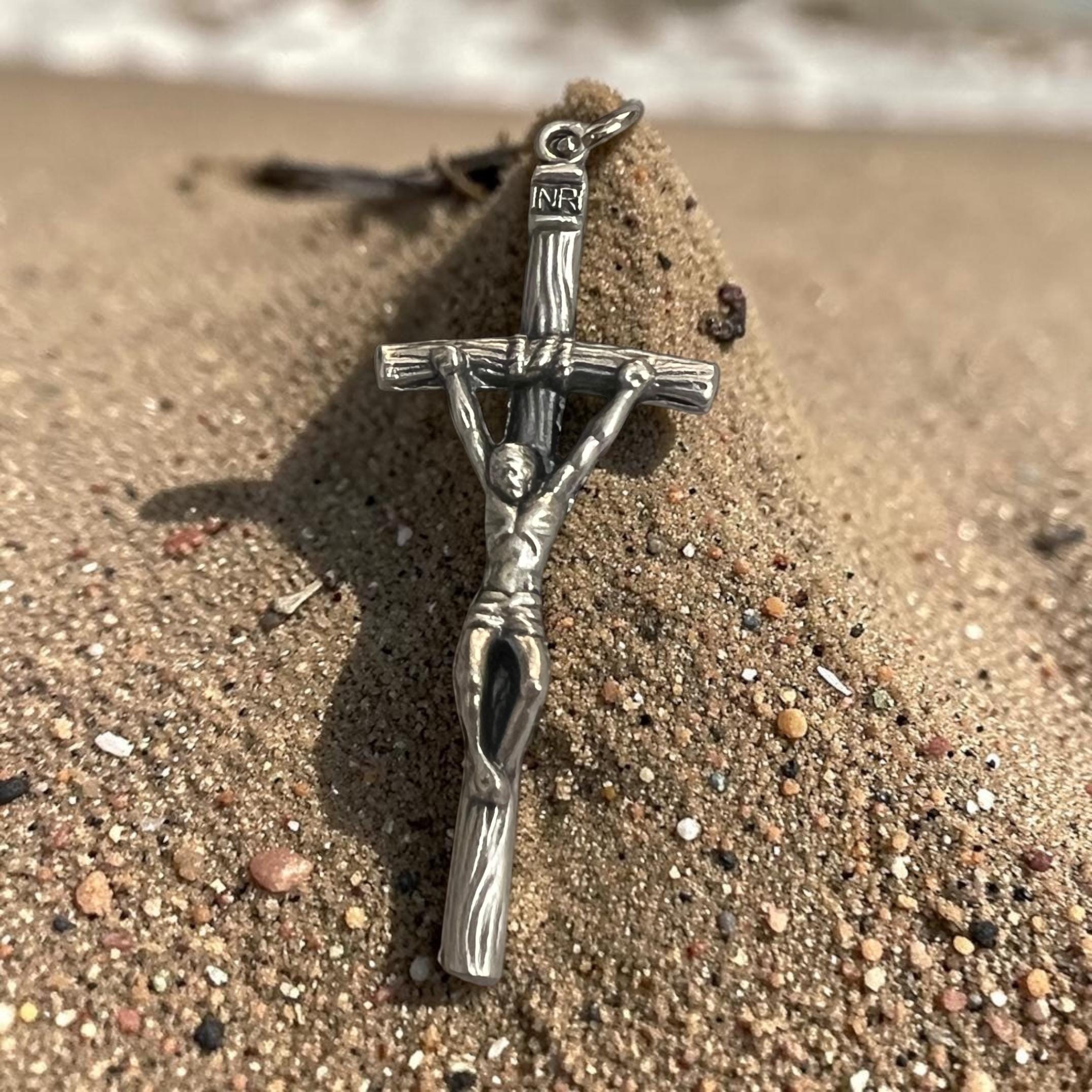 Large Papal Rosary Crucifix of Pope Saint John Paul II | Italian Rosary ...