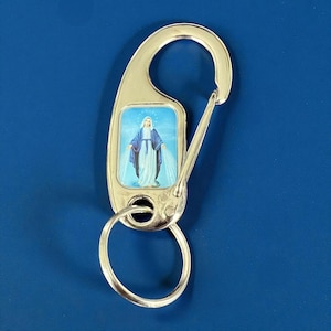 Saint Benedict or Miraculous Medal Rosary Clip: Priest Nun Gift, Italian Made image 11
