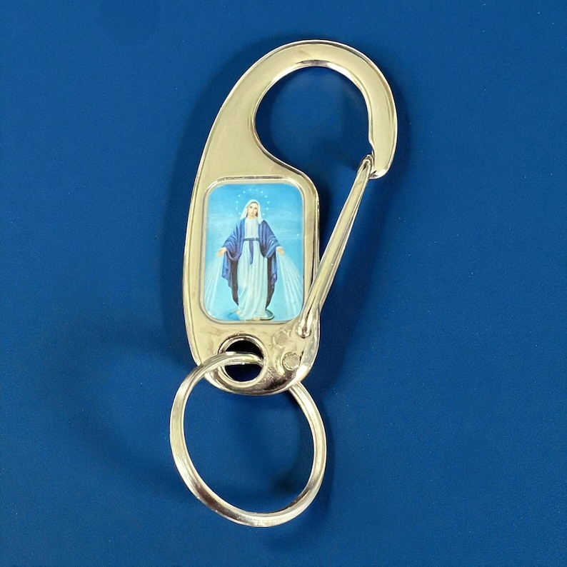 Saint Benedict or Miraculous Medal Rosary Clip: Priest Nun Gift, Italian Made image 11