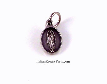 Virgin Mary of Guadalupe Medal Bracelet Charm | Italian Rosary Parts