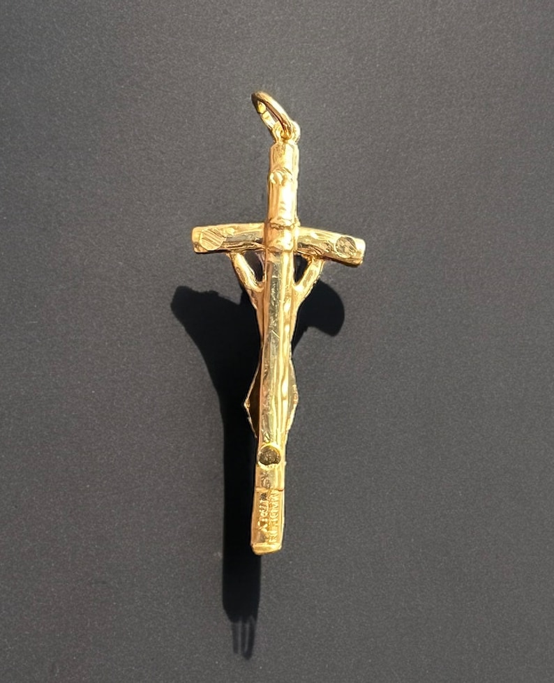Saint John Paul II Rosary Crucifix | Gold Finish, Italian Made - Etsy