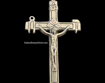 La Salette Rosary Crucifix w Hammer and Pincers | Italian Rosary Parts