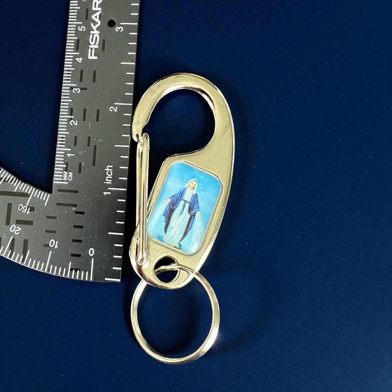 Saint Benedict or Miraculous Medal Rosary Clip: Priest Nun Gift, Italian Made image 12