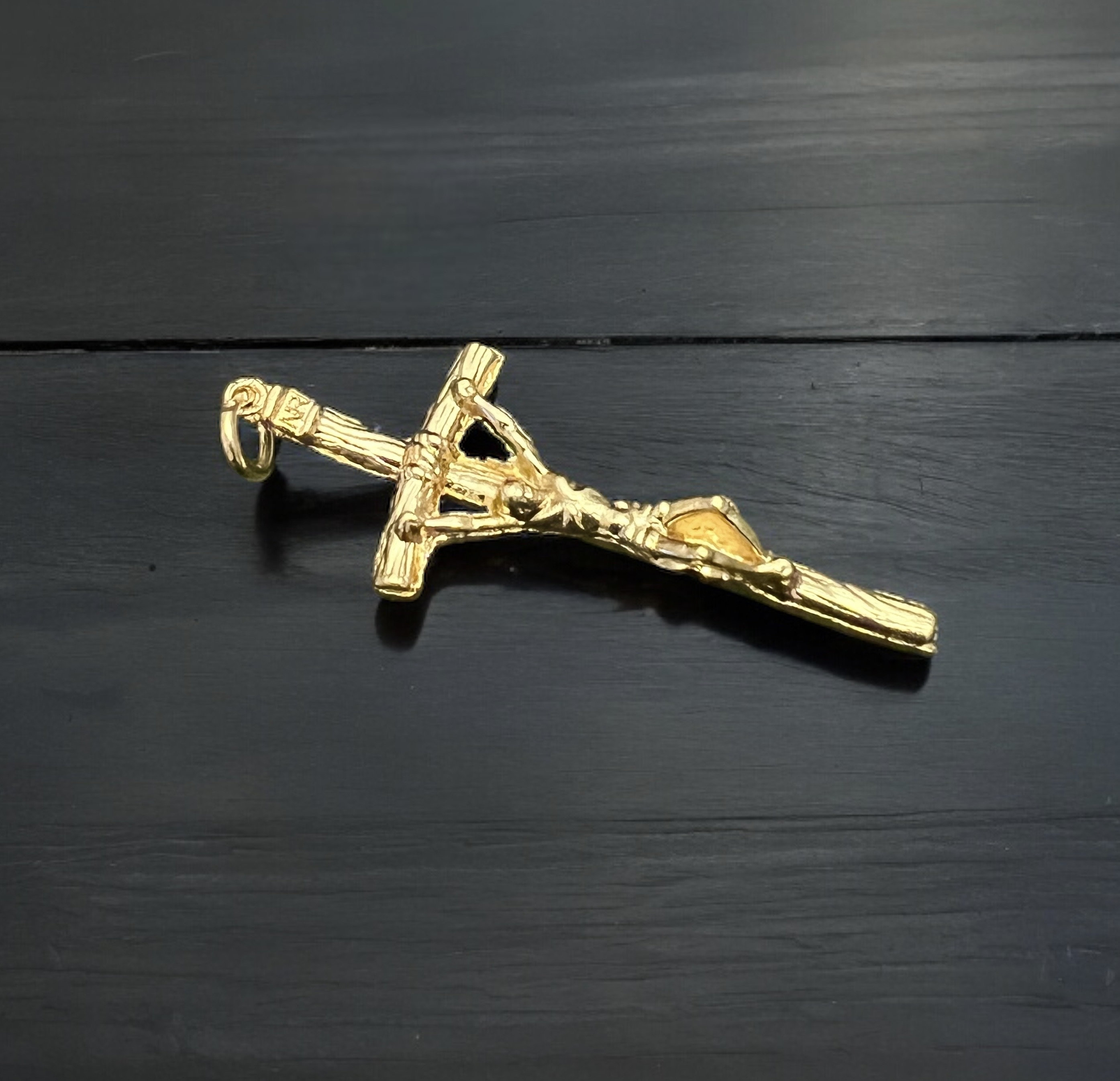 Saint John Paul II Rosary Crucifix | Gold Finish, Italian Made - Etsy