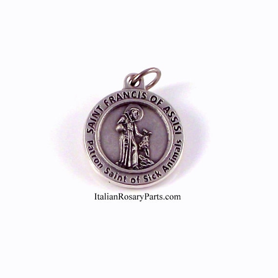 Patron saint of animals best sale pendant