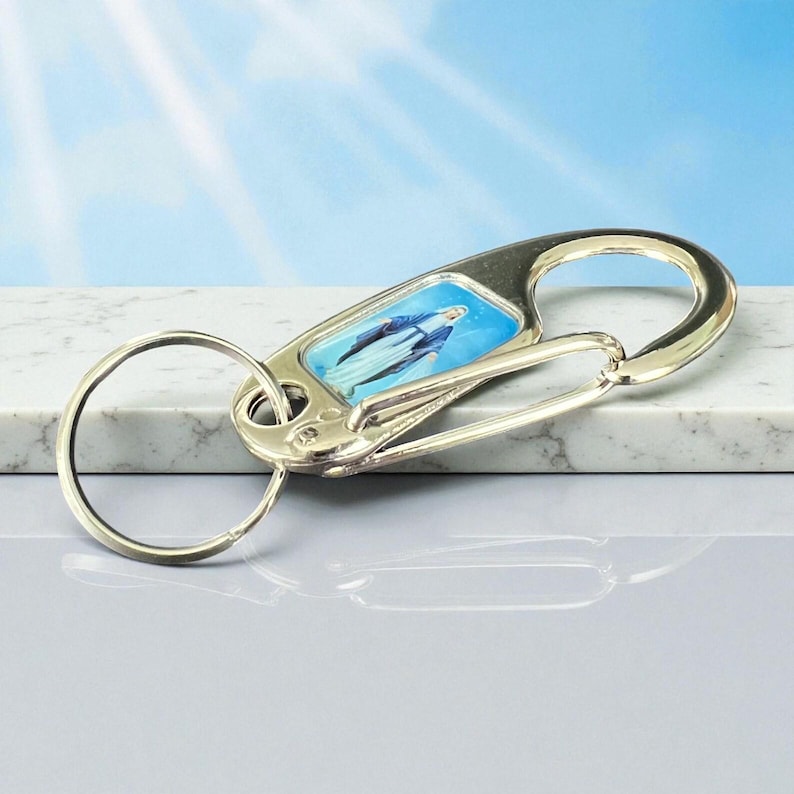 Saint Benedict or Miraculous Medal Rosary Clip: Priest Nun Gift, Italian Made image 10
