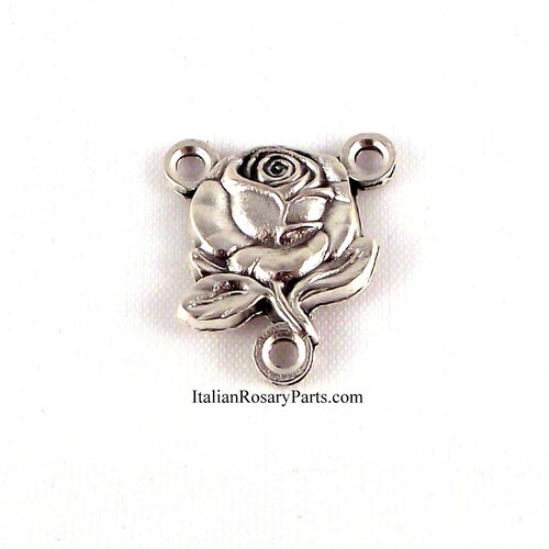 Virgin Mary Rose Miraculous Medal Rosary Center | Italian Rosary Parts