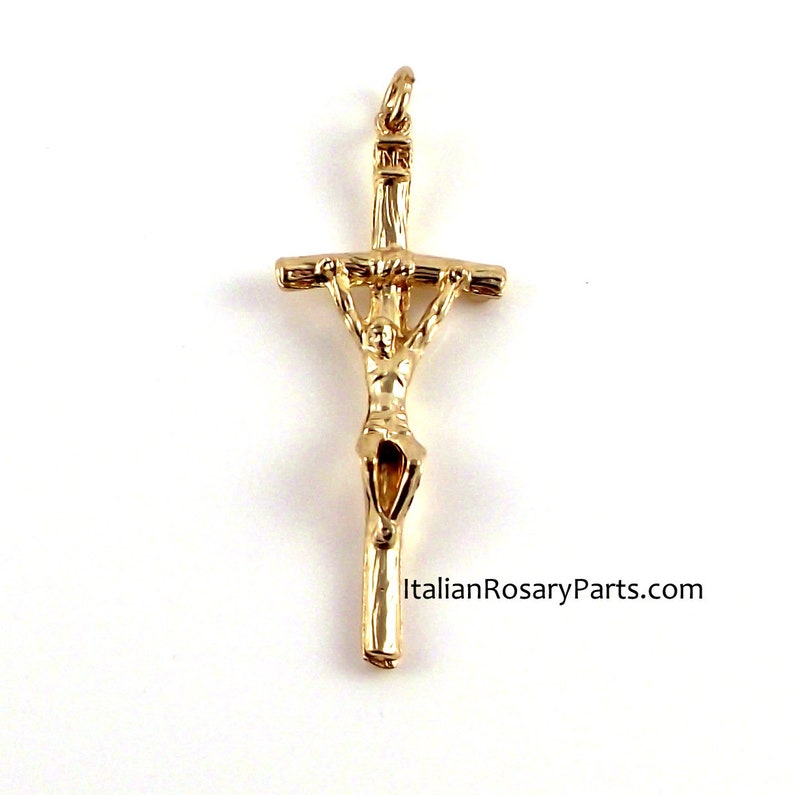 Gold Tone Papal Rosary Crucifix of Pope Saint John Paul II - Etsy