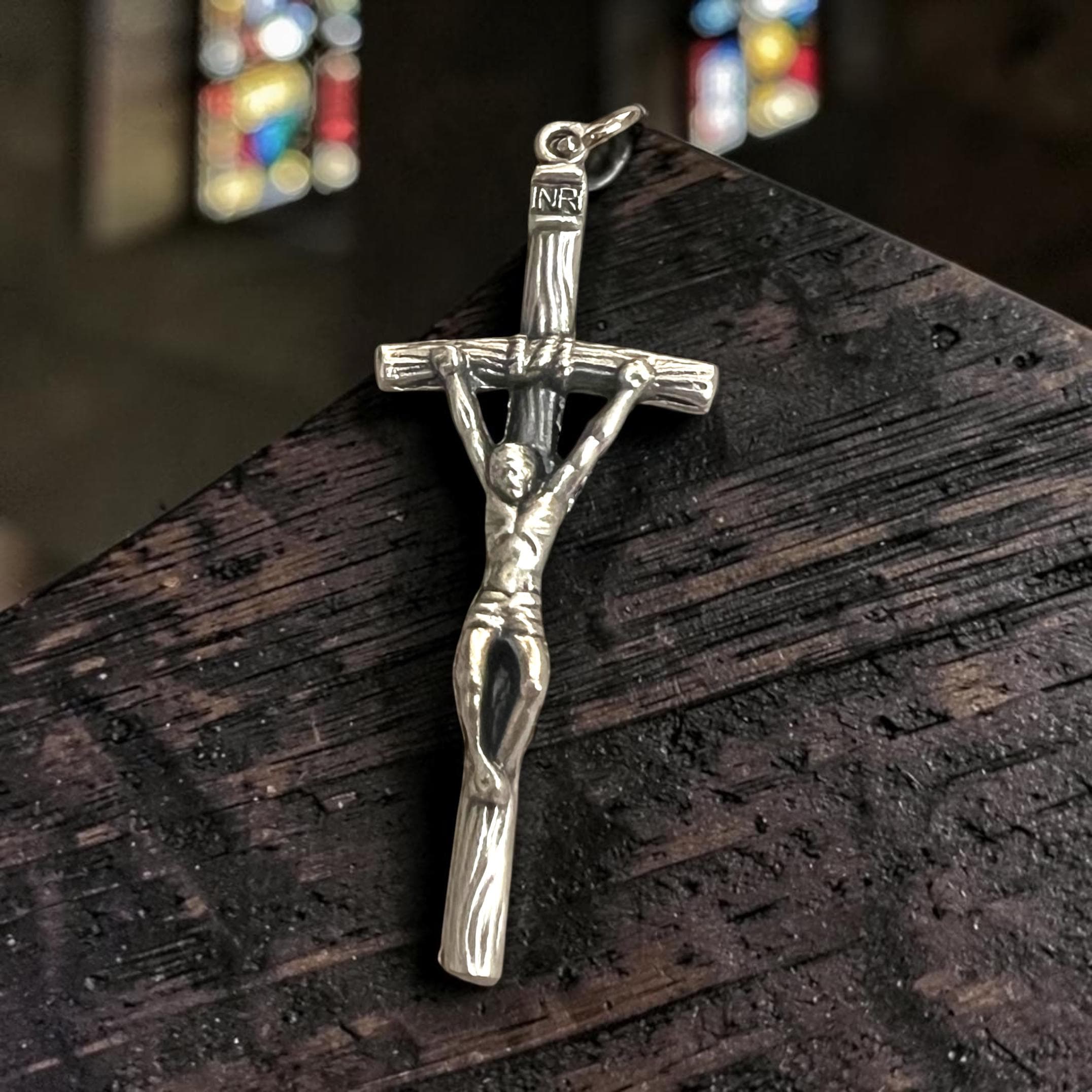 Large Papal Rosary Crucifix of Pope Saint John Paul II | Italian Rosary ...