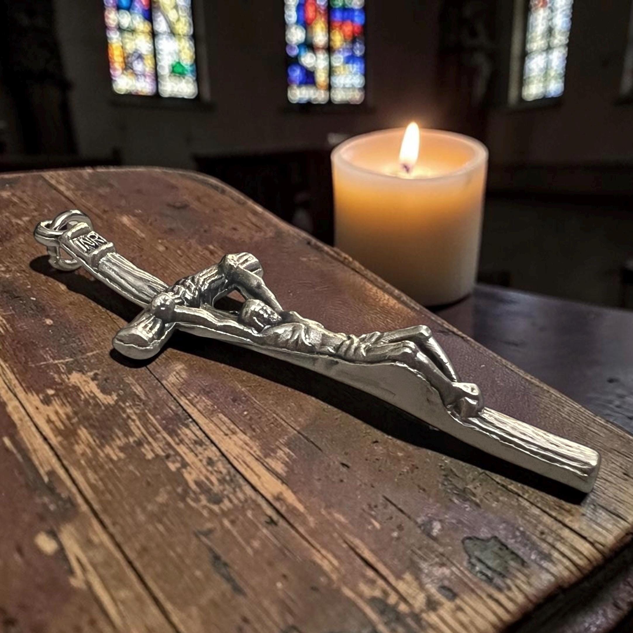 Large Papal Rosary Crucifix of Pope Saint John Paul II | Italian Rosary ...
