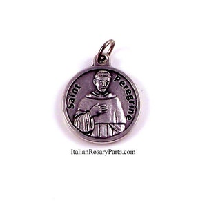 Saint Peregrine Religious Medal Patron of Cancer Patients | Italian Rosary Parts