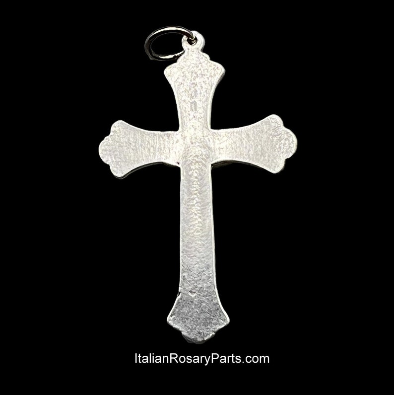 Flared Elegant Rosary Crucifix Italian Rosary Parts image 2