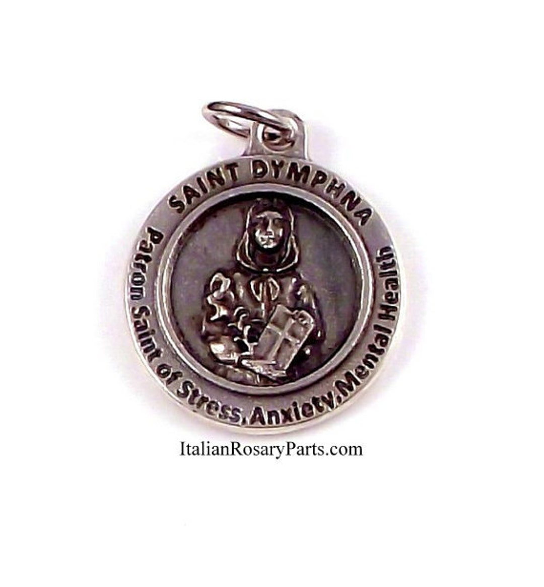St Dymphna Medal Patron Saint of Stress, Anxiety and Mental Health ...