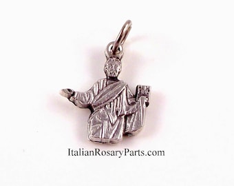 St Mark The Evangelist Bracelet Medal Charm | Italian Rosary Parts