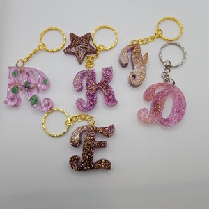 Personalized letter Keychain
