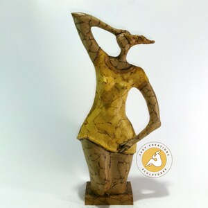 Woman sculpture, bust statue, paper mache sculpture, statues