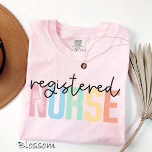 Comfort Colors® Registered Nurse Shirt, RN Shirt, Nurse Week Shirt, Nurse Student Shirt, Gift For Registered Nurse, Nurse Appreciation Gift