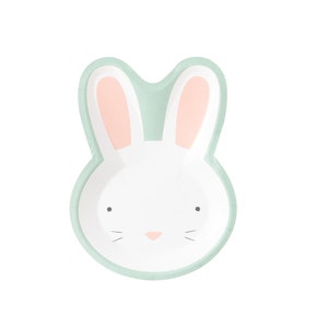 Easter Bunny Paper Dessert Plates