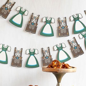 Oktoberfest Banner - Lederhosen | Oktoberfest Decorations - Oktoberfest Party - Oktoberfest Party Supplies - Oktoberfest Party Ideas