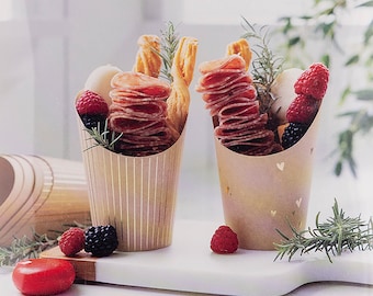 Charcuterie Appetizer Cups |  Disposable Kraft Cups