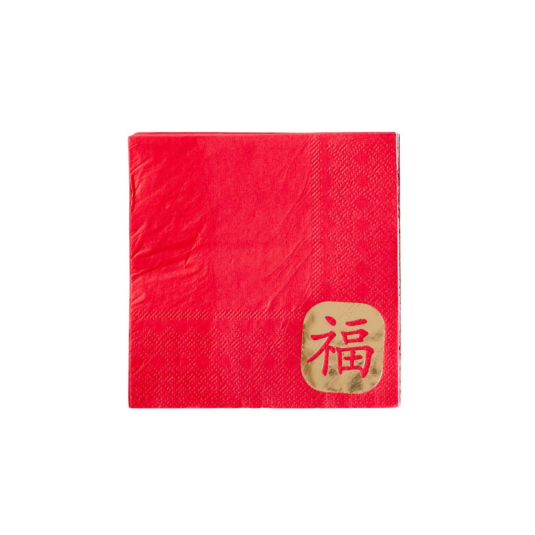chinese new year napkin folding