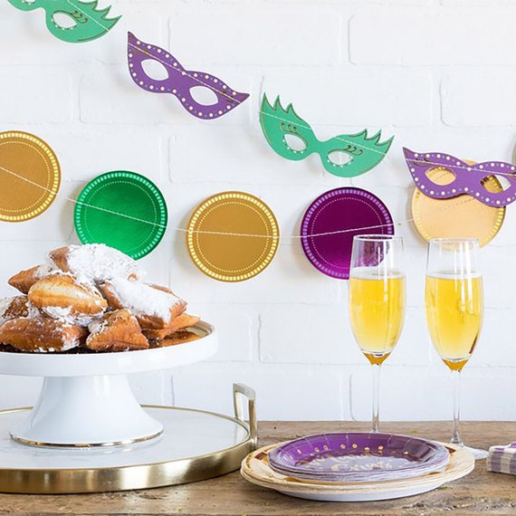Mardi Gras Party Decorations | Mardi Gras Home Decor - Mardi Gras Doubloon - Mardi Gras Coins - Mardi Gras Mask - Mardi Gras Banner Il_570xn
