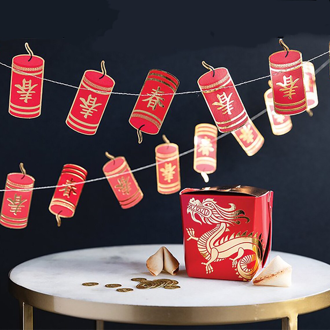 Chinese Firecrackers Lunar New Year Decorations Chinese - Etsy