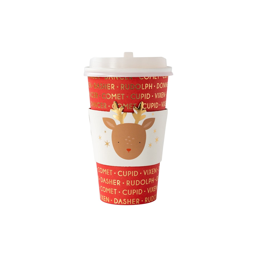 Disposable Christmas Coffee Cups Christmas Paper Cups Paper Coffee Cups