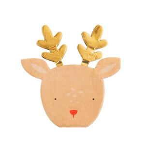Red Nosed Reindeer Christmas Napkins