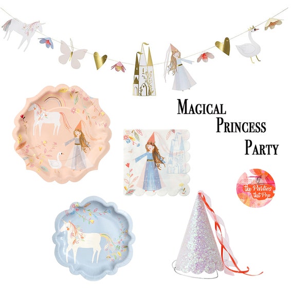 PASTEL UNICORN DELUXE CONE HATS 8 ~ Birthday Party Supplies Favors Iridescent